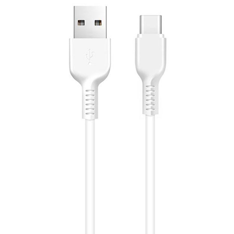 Зарядные устройства и кабели - Кабель USB HOCO X20 Flash USB - Type-C, 3A, 2 м, белый/черный