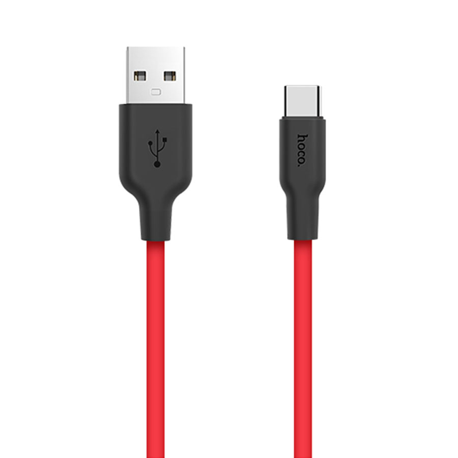 Зарядные устройства и кабели - Кабель USB HOCO X21 Silicone USB - Type-C - 1 м