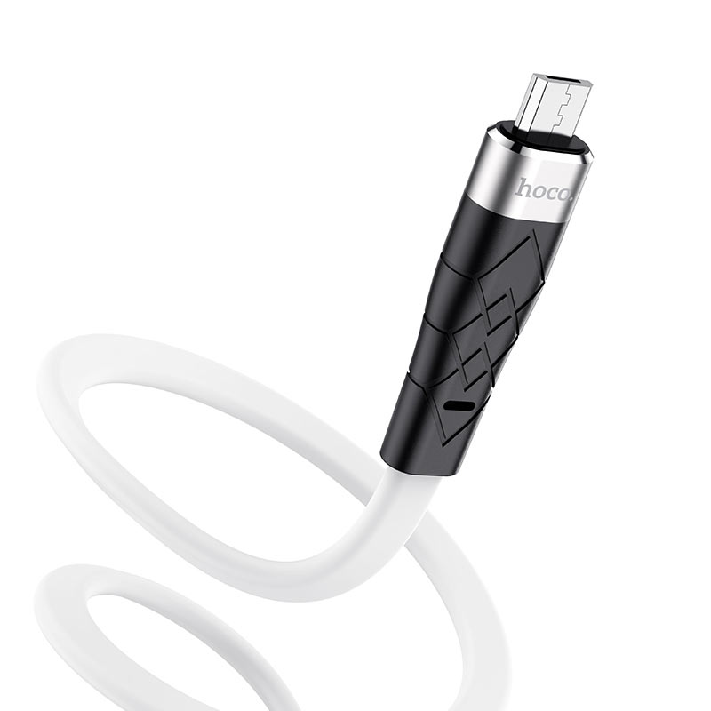 Зарядные устройства и кабели - Кабель HOCO X53 Angel USB - MicroUSB, 2.4А, 1 м, белый