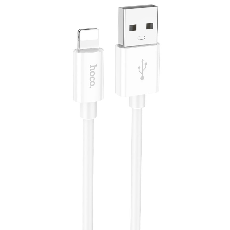 Зарядные устройства и кабели - Кабель HOCO X87 Magic USB - Lightning, 2.4А, 1 м, белый