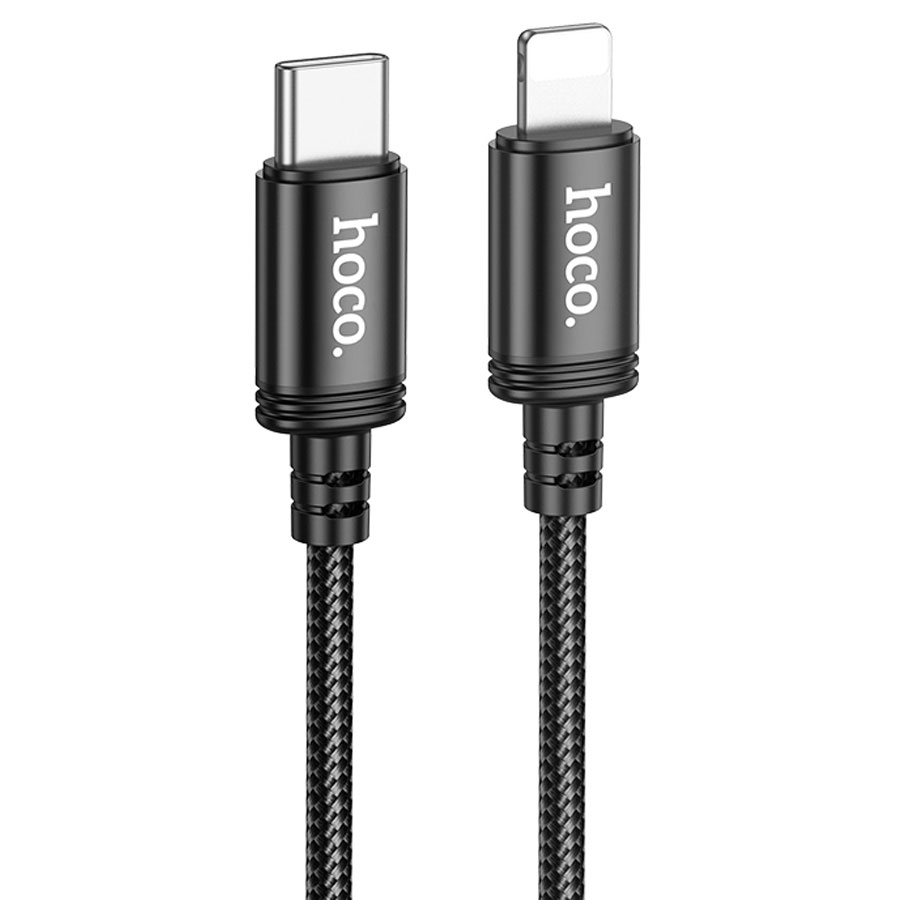 Зарядные устройства и кабели - Кабель USB-C HOCO X89 Wind Type-C - Lightning, 20W, 1 м, черный