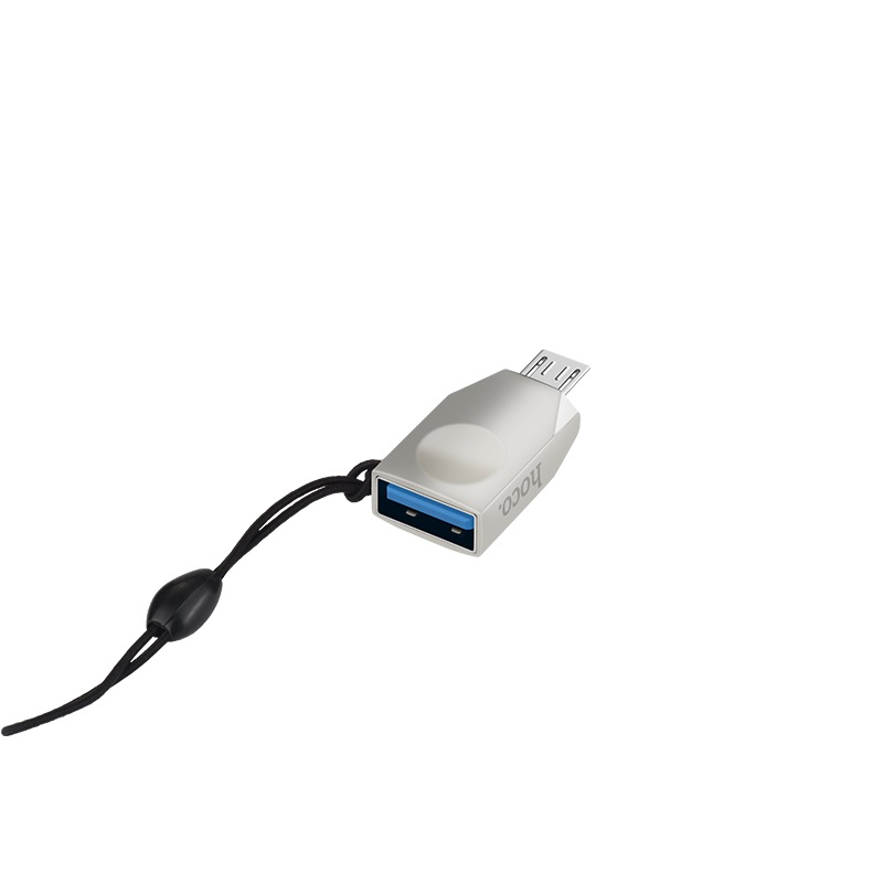 Зарядные устройства и кабели - Переходник/Адаптер HOCO UA10 OTG MicroUSB (m) - USB (f)