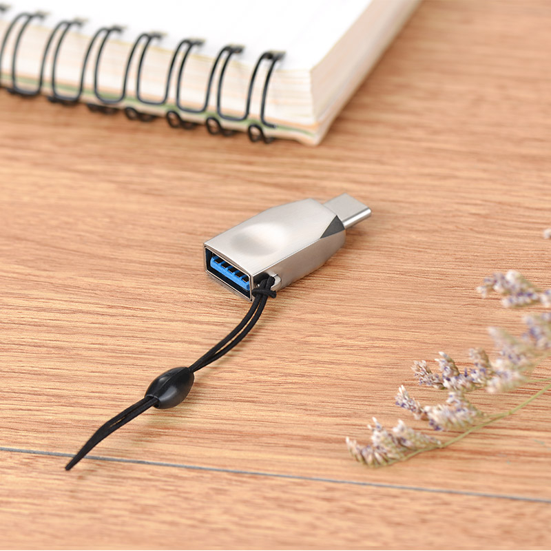 Зарядные устройства и кабели - Переходник/Адаптер HOCO UA9 OTG Type-C (m) - USB3.0 (f)