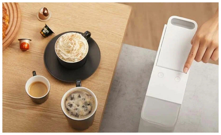 Бытовая техника Xiaomi - Кофемашина капсульная Xiaomi Mijia Capsule Coffee Machine White S1301