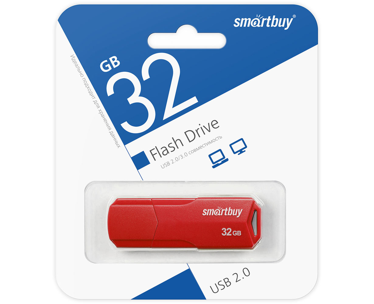 Флешки - Флешка USB 2.0 SmartBuy Clue 32GB