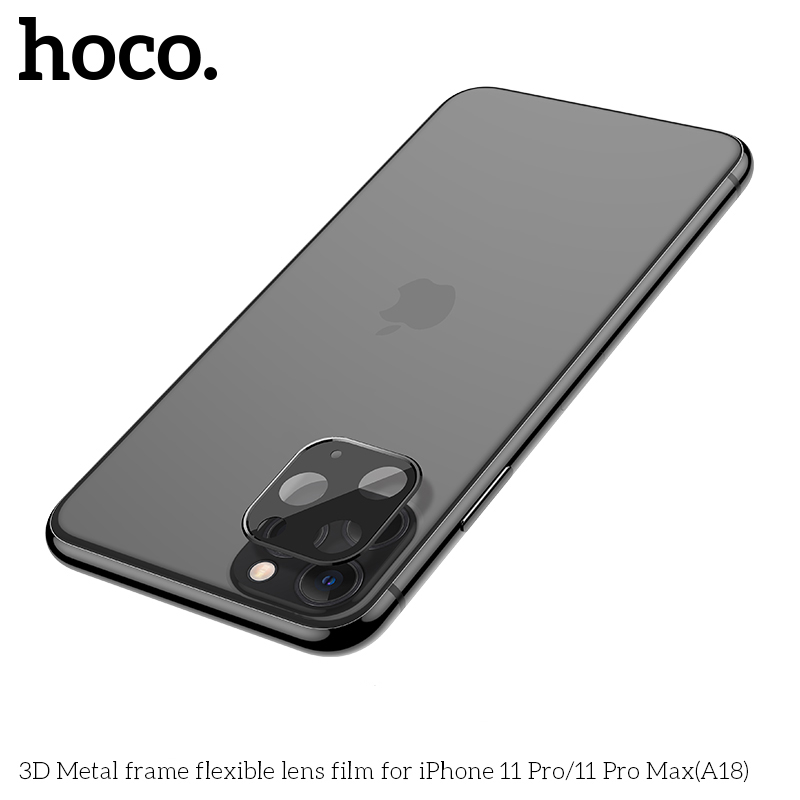 Чехлы и защитные стекла для iPhone - Защитное стекло на заднюю камеру HOCO A18 для iPhone 11 Pro/11 Pro Max