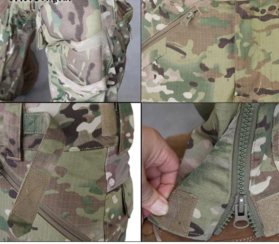 Снаряжение и экипировка - Тактическая боевая полевая униформа камуфляж хаки