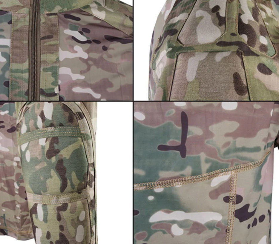 Снаряжение и экипировка - Тактическая боевая полевая униформа камуфляж темно-зеленый