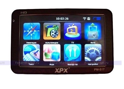GPS навигаторы - GPS навигатор XPX PM-517 TV 5*