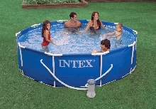 Водные игры - Бассейн Интекс (Intex) 366х76 каркасный Metal Frame Pool