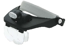 Лупы - Монтажные очки с подсветкой лупа MG81001-E