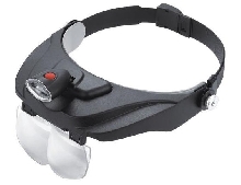 Лупы - Монтажные очки с подсветкой лупа MG81001-F
