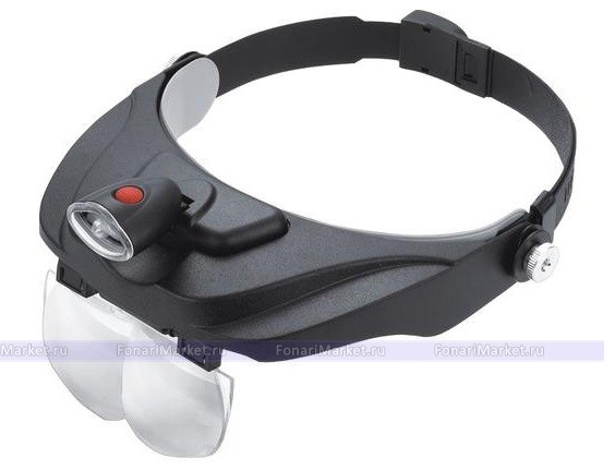Лупы - Монтажные очки с подсветкой лупа MG81001-F