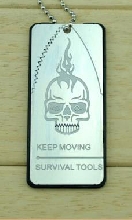 Средства выживания - Скрытый нож в кулоне Keep Moving Survival Tools