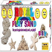 Кинетический песок - Кинетический песок Royal (1000 г.) 4 цвета + 9 формочек