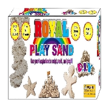 Кинетический песок - Кинетический песок Royal (600 г.) 2 цвета + 6 формочек
