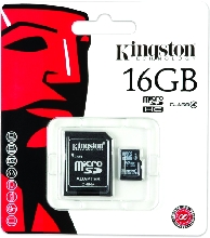 Карты памяти MicroSD - Карта памяти MicroSD Kingston 16GB