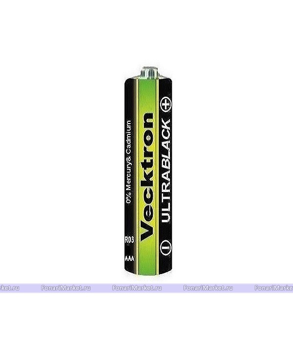Батарейки и аккумуляторы - Батарейка Vecktron AAA (R03)