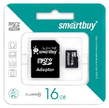 Карты памяти MicroSD - Карта памяти MicroSD SmartBuy 16GB