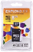 Карты памяти MicroSD - Карта памяти MicroSD Exployd 8GB