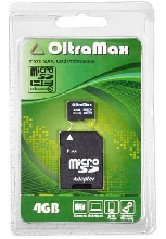 Карты памяти MicroSD - Карта памяти MicroSD OltraMax 4GB