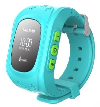 Детские часы-телефон - Детские часы-телефон Smart Baby Watch Q50 синие