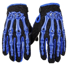 Перчатки - Байкерские перчатки Pro-Biker «Синие кости»