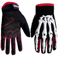 Перчатки - Байкерские перчатки Pro-Biker «Белые кости»