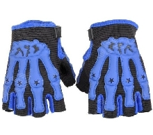 Перчатки - Велосипедные перчатки Pro-Biker «Синие кости»