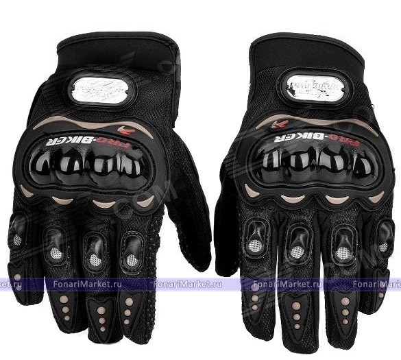 Перчатки - Перчатки для экстремального спорта Pro-Biker «Черные»