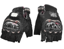Перчатки - Защитные перчатки Pro-Biker без пальцев «Черные»