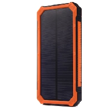 Внешние аккумуляторы - Аккумулятор на солнечных батареях Solar 30000 mAh red