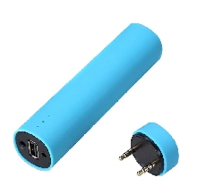 Внешние аккумуляторы - Внешний аккумулятор колонка Tube Power Bank 4000 mAh blue
