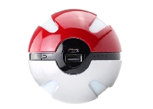 Внешние аккумуляторы - Внешний аккумулятор PokeBall Pokemon Go 3D Led 10000 mAh