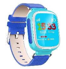 Детские часы-телефон - Детские часы-телефон Smart Baby Watch Q90 синие