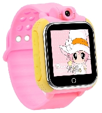 Детские часы-телефон - Детские часы-телефон Smart Baby Watch GW1000 розовые