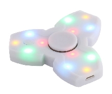 Спиннеры - Спиннер с Bluetooth динамиком и подсветкой Белый