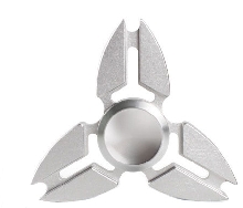 Спиннеры - Спиннер Tri Fidget металлический Серебристый
