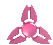 Спиннеры - Спиннер Tri Fidget металлический Розовый
