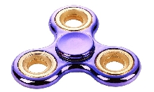 Спиннеры - Спиннер хром Фиолетовый пластик Gold Style