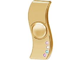 Спиннеры - Спиннер-Зажигалка USB Premium металл. Золотой