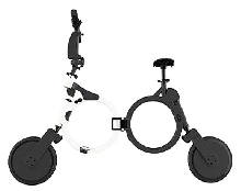 Электрический скутер - Электрический скутер складной DOUNA K1 Белый