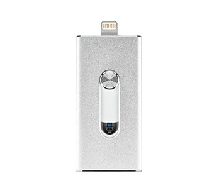 Флешки i-FlashDrive - USB i-FlashDrive HD для iPhone и iPad 128GB серебристый