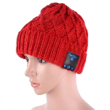 Женские товары - Bluetooth шапочка с MP-3 плеером - Красная