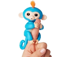 Детские товары - WowWee Fingerlings Monkey Интерактивная обезьянка - Синяя