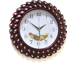 Настенные часы - Настенные часы KR01144 Бордовые