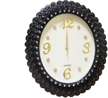Настенные часы - Настенные часы KR01111 Чёрные