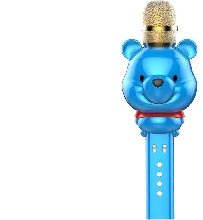 Караоке микрофоны - Караоке микрофон Медведь U70 Синий