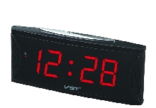 Настольные часы VST - Электронные часы VST-719T Красные