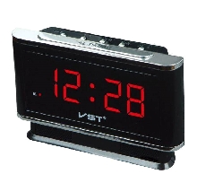 Настольные часы VST - Электронные часы VST-721 Красные
